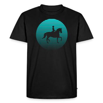 amazone - T-shirt Premium bio Homme - noir - Devant - Nico (187cm)