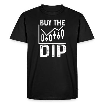 Achetez le cadeau de fan d'investisseur The Dip Trader - T-shirt Premium bio Homme - noir - Devant - Nico (187cm)