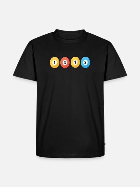 1312 acab - Men's Premium Organic T-Shirt - black