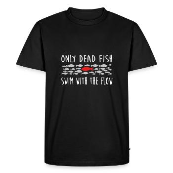 confiance en soi - T-shirt Premium bio Homme - noir - Devant - Nico (187cm)