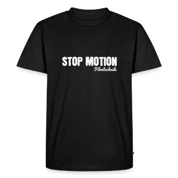 Stop motion blocs de construction film technologie chemise cadeau - T-shirt Premium bio Homme - noir - Devant - Nico (187cm)