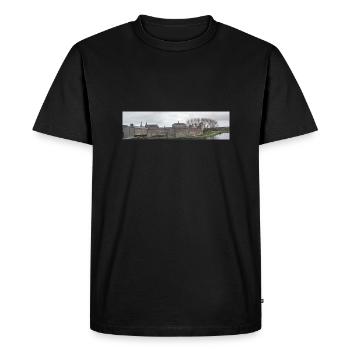 Château d’Enniskillen, Irlande. - T-shirt Premium bio Homme - noir - Devant - Nico (187cm)