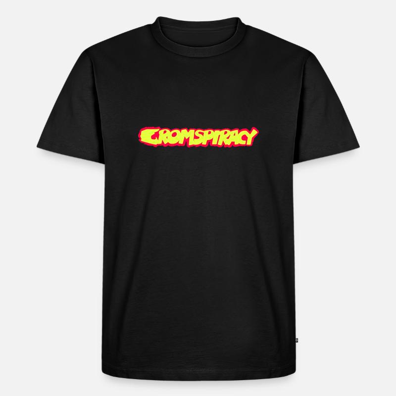 GROMSP!RACY Schriftzug - Männer Premium Bio T-Shirt - Schwarz