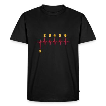 Motorcyclists understand - Men's Premium Organic T-Shirt - black - Front - Nico (187cm)