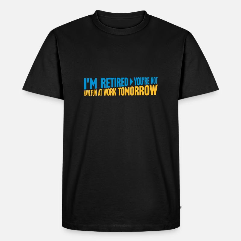 have fun at work - Männer Premium Bio T-Shirt - Schwarz