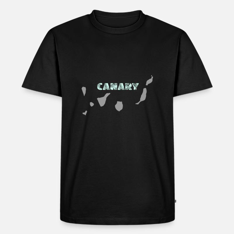 CANARY - Männer Premium Bio T-Shirt - Schwarz