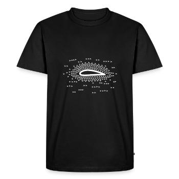 Aerospace Engineering - Men's Premium Organic T-Shirt - black - Front - Nico (187cm)