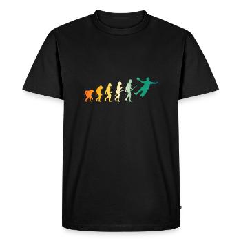 Handball Players Evolution Handball - Men's Premium Organic T-Shirt - black - Front - Nico (187cm)