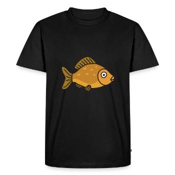 Pêche au poisson carpe - T-shirt Premium bio Homme - noir - Devant - Nico (187cm)