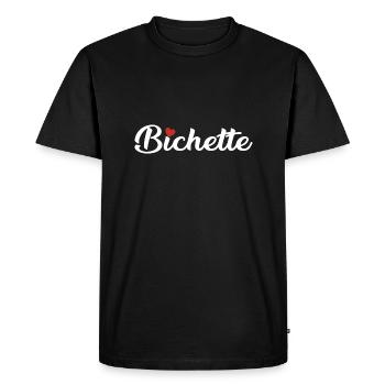 Bichette idée de cadeau mignon - T-shirt Premium bio Homme - noir - Devant - Nico (187cm)