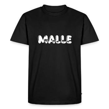 Malle Palmen - T-shirt Premium bio Homme - noir - Devant - Nico (187cm)