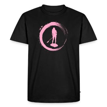 Stand Up Paddle - T-shirt Premium bio Homme - noir - Devant - Nico (187cm)