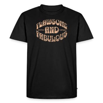 Impeccable et fabuleux à Gelb - T-shirt Premium bio Homme - noir - Devant - Nico (187cm)