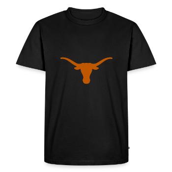 longhorn - T-shirt Premium bio Homme - noir - Devant - Nico (187cm)