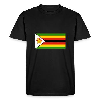 Zimbabwe - T-shirt Premium bio Homme - noir - Devant - Nico (187cm)