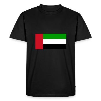 United Arab Emirates - Men's Premium Organic T-Shirt - black - Front - Nico (187cm)