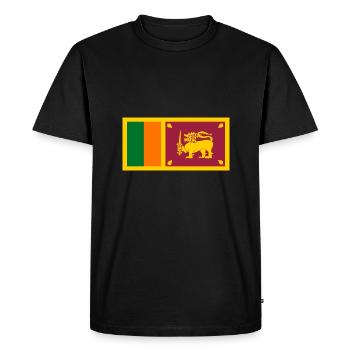 Drapeau du Sri Lanka - T-shirt Premium bio Homme - noir - Devant - Nico (187cm)