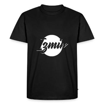Izmir - T-shirt Premium bio Homme - noir - Devant - Nico (187cm)