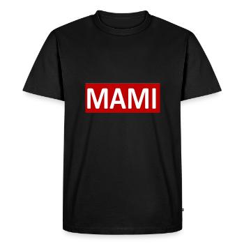 mum - Men's Premium Organic T-Shirt - black - Front - Nico (187cm)