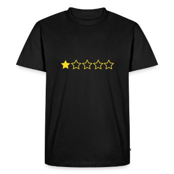 mauvaise note - T-shirt Premium bio Homme - noir - Devant - Nico (187cm)