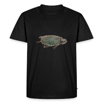 turtle tortoise animals animals4 - Men's Premium Organic T-Shirt - black - Front - Nico (187cm)