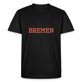 Ville de Brême - T-shirt Premium bio Homme - noir - Devant - Nico (187cm)