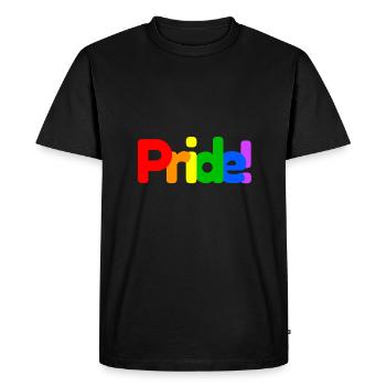 Pride Gay Pride LGBT - T-shirt Premium bio Homme - noir - Devant - Nico (187cm)