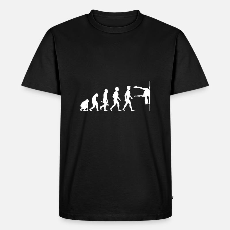 Evolution Poledance Pole Dancing Danse - T-shirt Premium bio Homme - noir
