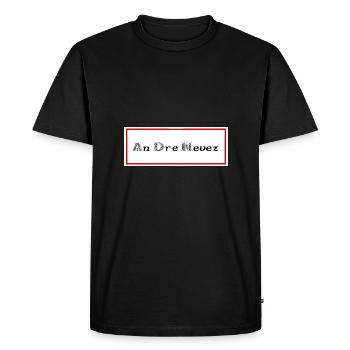 andrenevez saint sauveur - T-shirt Premium bio Homme - noir - Devant - Nico (187cm)