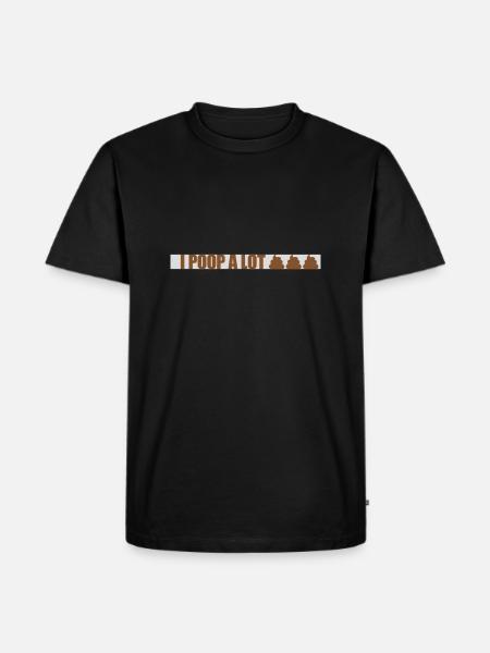 Je fais beaucoup caca - T-shirt Premium bio Homme - noir