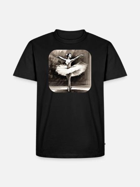 Prima Ballerina IV - Men's Premium Organic T-Shirt - black