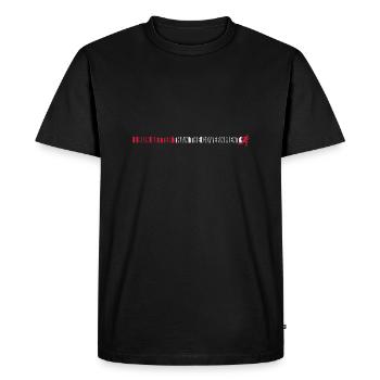 mieux fonctionner que le gouvernement - T-shirt Premium bio Homme - noir - Devant - Nico (187cm)