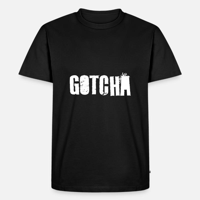 Gotcha - Männer Premium Bio T-Shirt - Schwarz