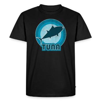 Thon - T-shirt Premium bio Homme - noir - Devant - Nico (187cm)