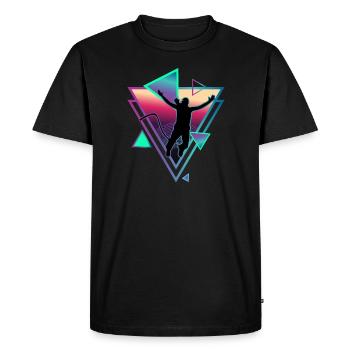 Klippenspringen Extremsportarten Bungee Jumping - Männer Premium Bio T-Shirt - Schwarz - Vorne - Nico (187cm)