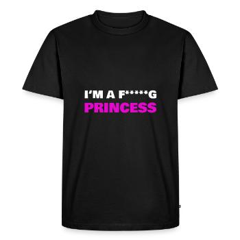 IMA FUCKING PRINCESS - T-shirt Premium bio Homme - noir - Devant - Nico (187cm)