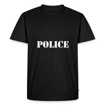 politique - T-shirt Premium bio Homme - noir - Devant - Nico (187cm)