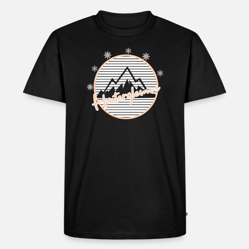 Saalbach Hinterglemm - Männer Premium Bio T-Shirt - Schwarz