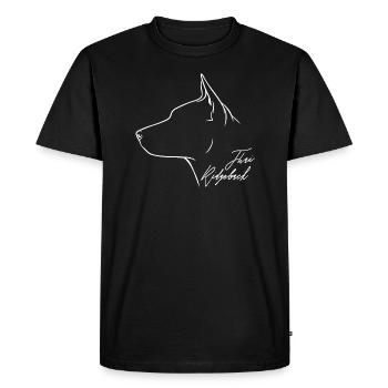Thai Ridgeback Profil Chiens Chien Wilsigns - T-shirt Premium bio Homme - noir - Devant - Nico (187cm)
