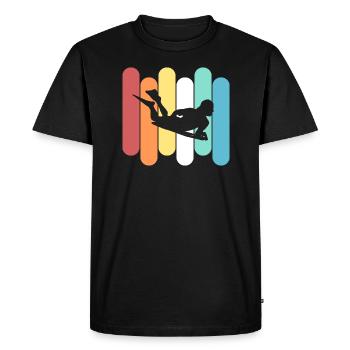 Bodyboarder - Men's Premium Organic T-Shirt - black - Front - Nico (187cm)