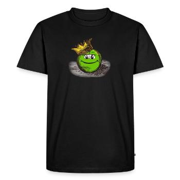 Princesse Pois - T-shirt Premium bio Homme - noir - Devant - Nico (187cm)