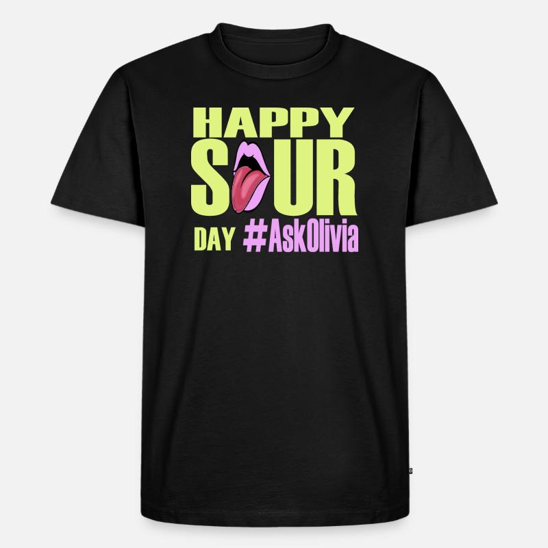 SOUR - Männer Premium Bio T-Shirt - Schwarz