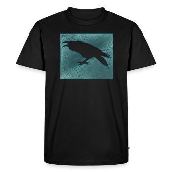 Raven Wiking - Men's Premium Organic T-Shirt - black - Front - Nico (187cm)