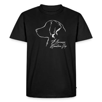 BERNESE MOUNTAIN DOG Profil Chiens Wilsigns - T-shirt Premium bio Homme - noir - Devant - Nico (187cm)