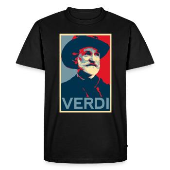 Giuseppe Verdi - T-shirt Premium bio Homme - noir - Devant - Nico (187cm)