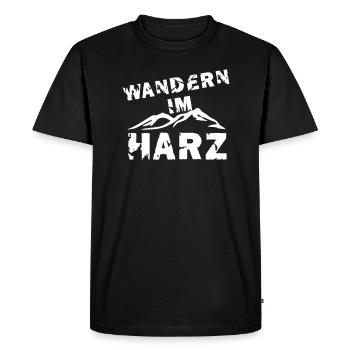Randonner dans la résine - T-shirt Premium bio Homme - noir - Devant - Nico (187cm)