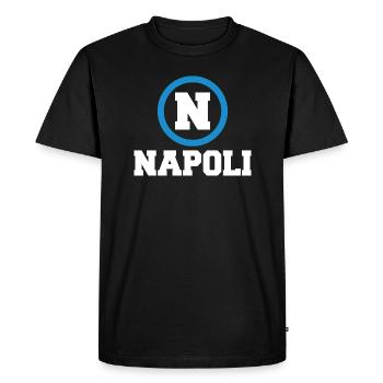 napoli football sleeve - Men's Premium Organic T-Shirt - black - Front - Nico (187cm)