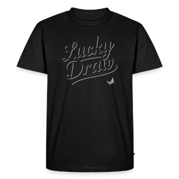 LUCKY DRAW - Men's Premium Organic T-Shirt - black - Front - Nico (187cm)