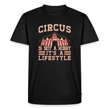 Le cirque n’est pas une idée de cadeaux d’artiste de cirque de loisir - T-shirt Premium bio Homme - noir - Devant - Nico (187cm)