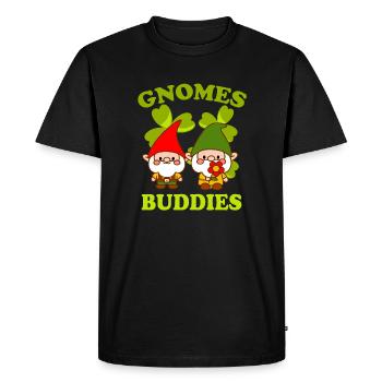 Gnomes Buddies Idée cadeau amusante pour nain de pelouse - T-shirt Premium bio Homme - noir - Devant - Nico (187cm)
